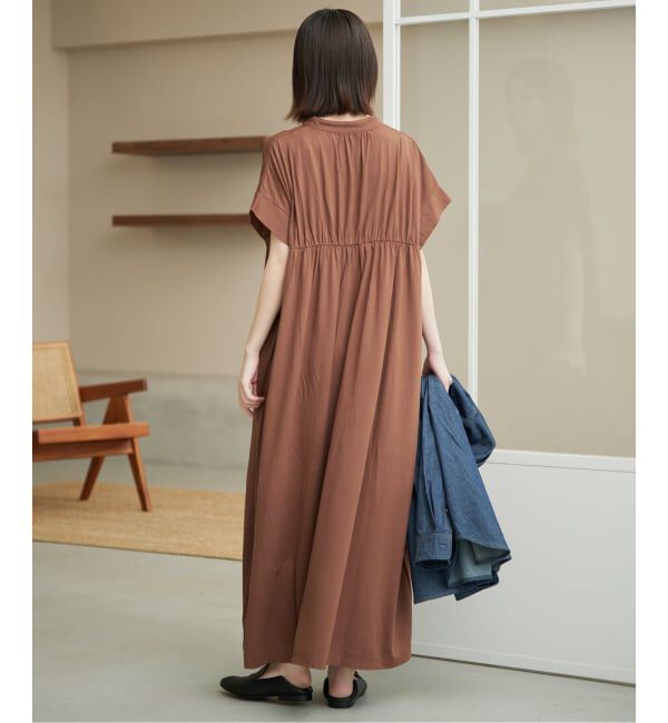 SLOBE IENA「《WEB・一部店舗限定カラーあり/予約》スキッパーワンピース」|ワンピース|