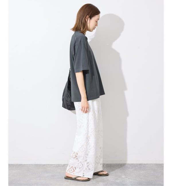 SLOBE IENA「《一部カラーWEB限定/接触冷感/抗菌防臭》MONTREUILレターロゴTEE」|Tシャツ・カットソー|