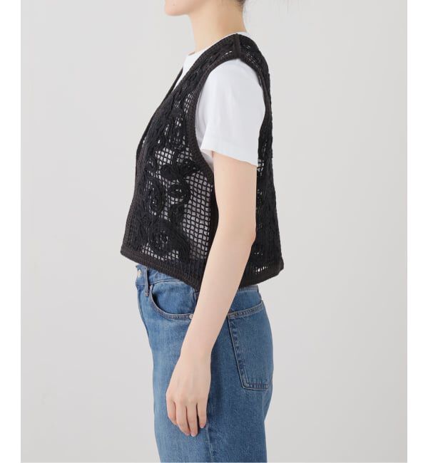 SLOBE IENA「+81BRANCA/ハチイチブランカ SLOBE別注 レースベスト」|ベスト・ジレ|