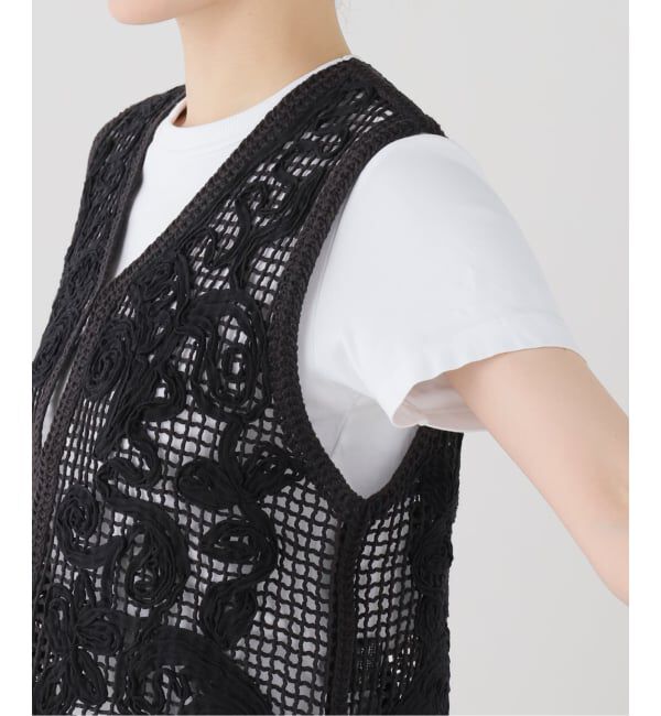 SLOBE IENA「+81BRANCA/ハチイチブランカ SLOBE別注 レースベスト」|ベスト・ジレ|