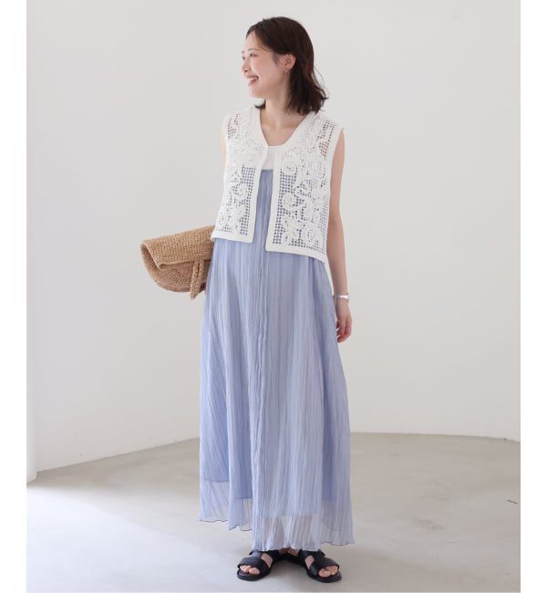 SLOBE IENA「+81BRANCA/ハチイチブランカ SLOBE別注 レースベスト」|ベスト・ジレ|