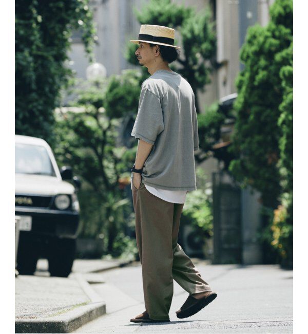 JOURNAL STANDARD relume「リネンブレンド 1タック &rdquo;レイジー&rdquo; パンツ」|スラックス|