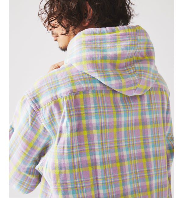 JOURNAL STANDARD relume「カラー アメリカンチェック フーディシャツ」|シャツ・ブラウス|