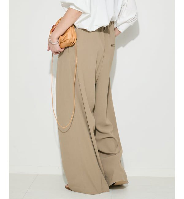 journal standard L'essage「ウォッシャブル TTツイル ラップパンツ」|その他|