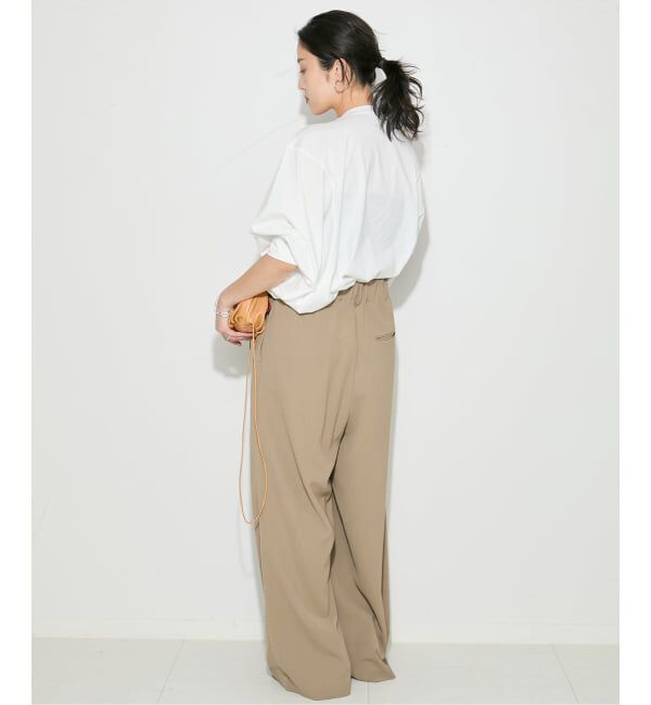 journal standard L'essage「ウォッシャブル TTツイル ラップパンツ」|その他|