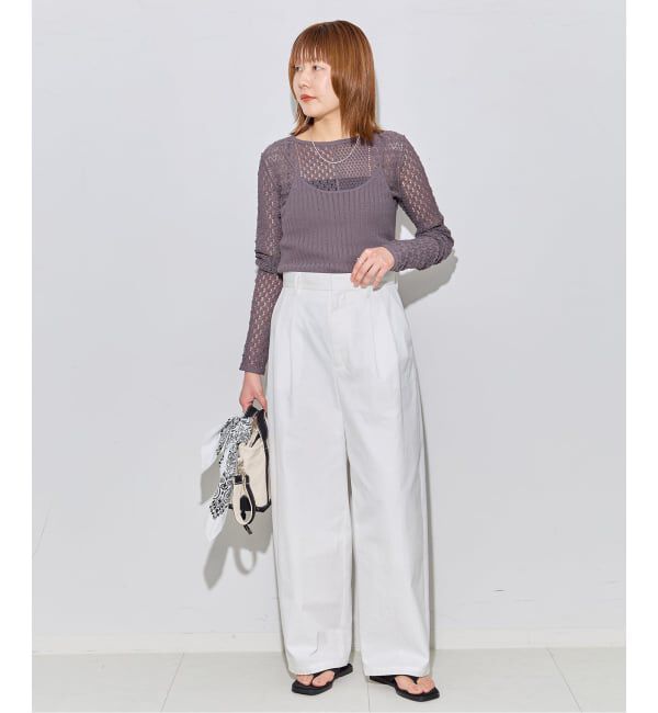 journal standard L'essage「ドライギャバ チノパンツ」|チノ|