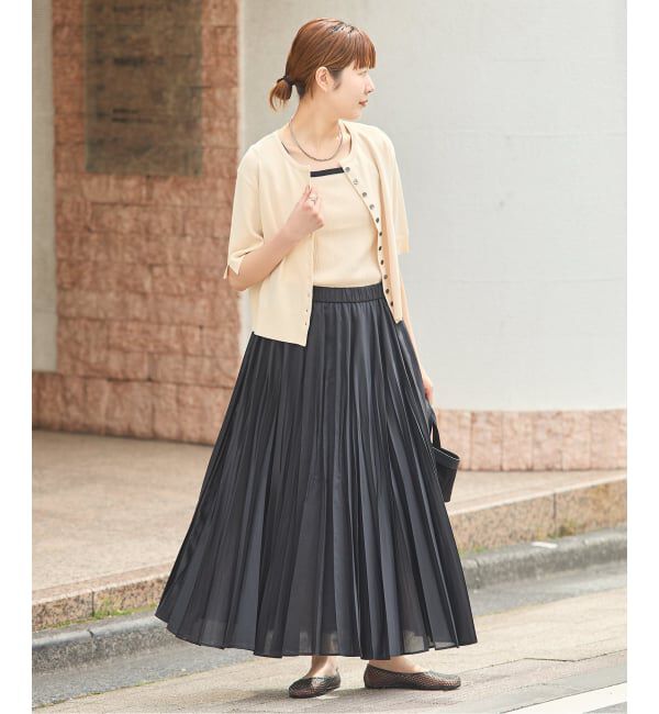 journal standard L'essage「ウォッシャブルスパンオーガンジープリーツスカート」|スカート|