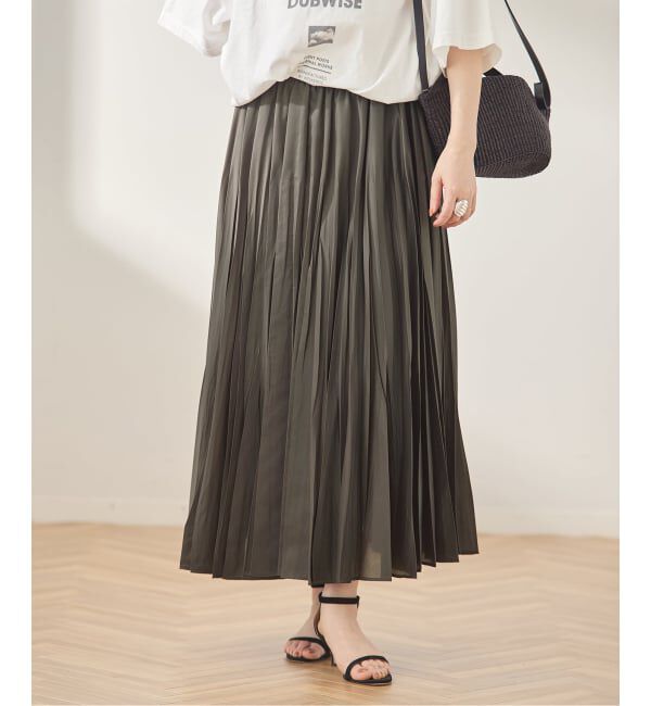 journal standard L'essage「ウォッシャブルスパンオーガンジープリーツスカート」|スカート|