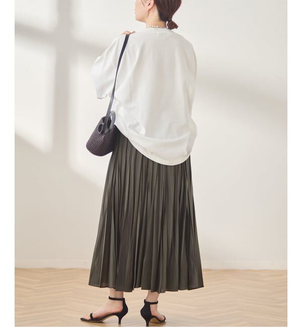 journal standard L'essage「ウォッシャブルスパンオーガンジープリーツスカート」|スカート|