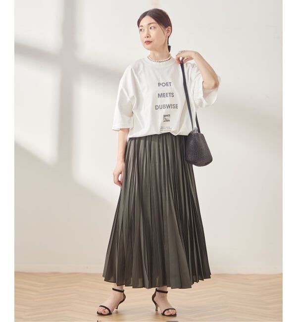 journal standard L'essage「ウォッシャブルスパンオーガンジープリーツスカート」|スカート|