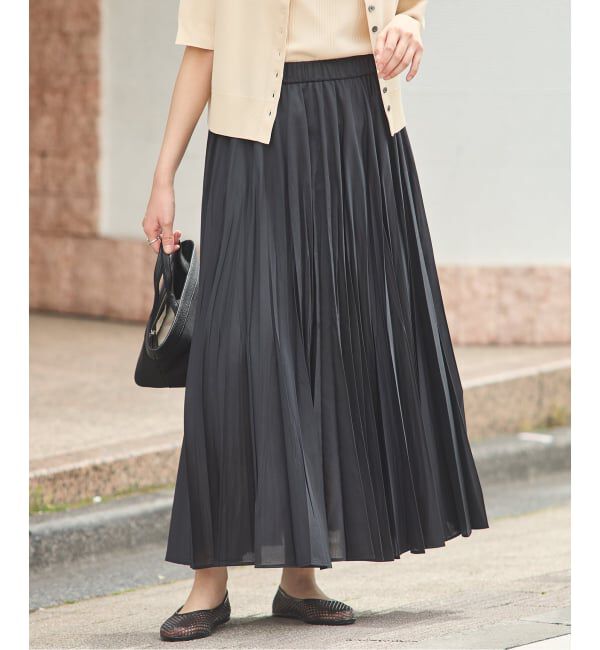 journal standard L'essage「ウォッシャブルスパンオーガンジープリーツスカート」|スカート|