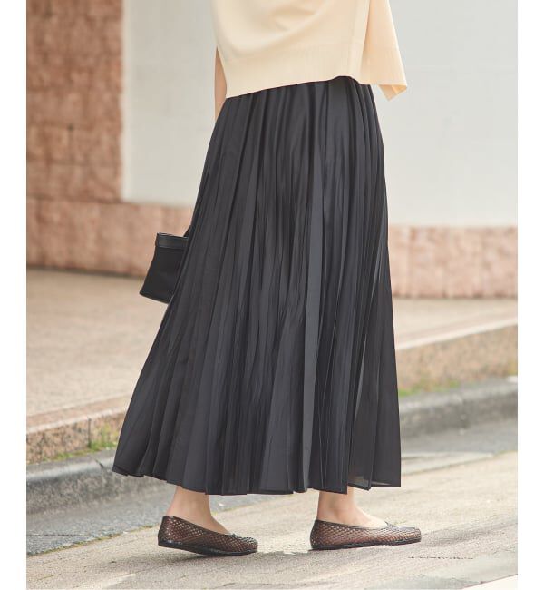 journal standard L'essage「ウォッシャブルスパンオーガンジープリーツスカート」|スカート|
