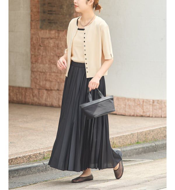 journal standard L'essage「ウォッシャブルスパンオーガンジープリーツスカート」|スカート|