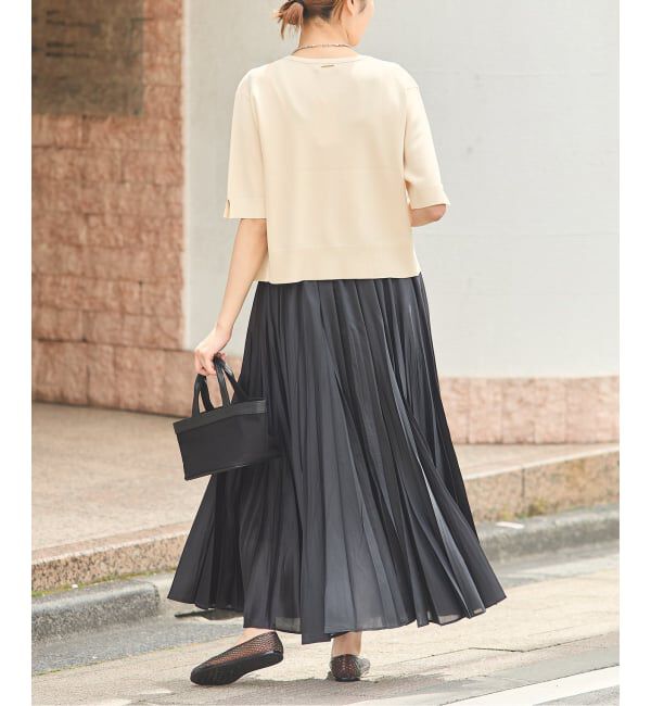 journal standard L'essage「ウォッシャブルスパンオーガンジープリーツスカート」|スカート|