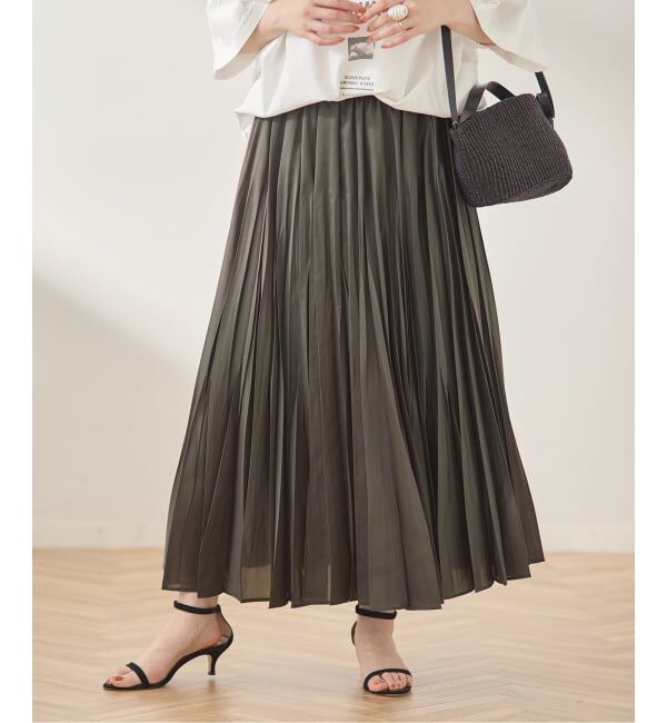 journal standard L'essage「ウォッシャブルスパンオーガンジープリーツスカート」|スカート|