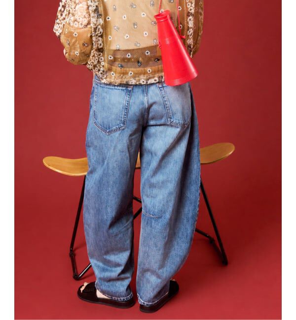 JOURNAL STANDARD「【DALA / ダラ】 LIDO ANKLE JEAN W/SEAM BEIGE PATCH」|デニム|