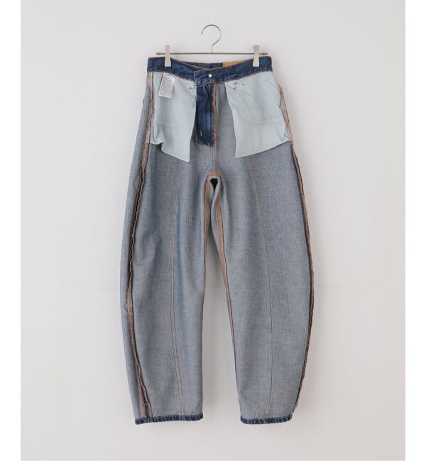 JOURNAL STANDARD「【DALA / ダラ】 LIDO ANKLE JEAN W/SEAM BEIGE PATCH」|デニム|
