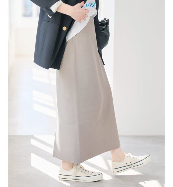 Spick and Span「ストレートニットスカート」|スカート|