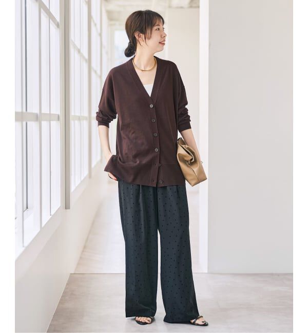Spick and Span「《新色有り / 追加予約》18G カーディガン」|カーディガン|