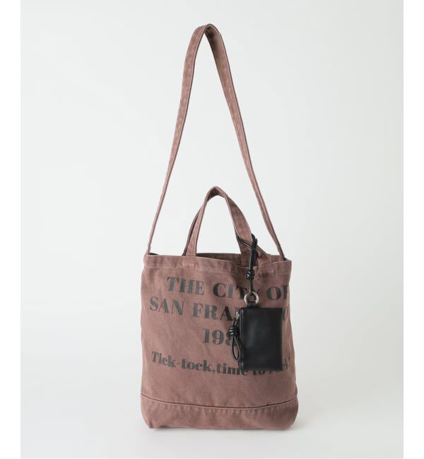 Spick and Span「《別注 / 予約》CONTROL FREAK WASHED LOGOトート ミニポーチ付き」|トートバッグ|