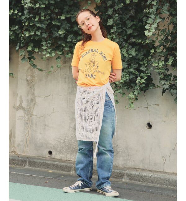 Spick and Span「《予約》a&m かぎ針ニットラップスカート」|スカート|