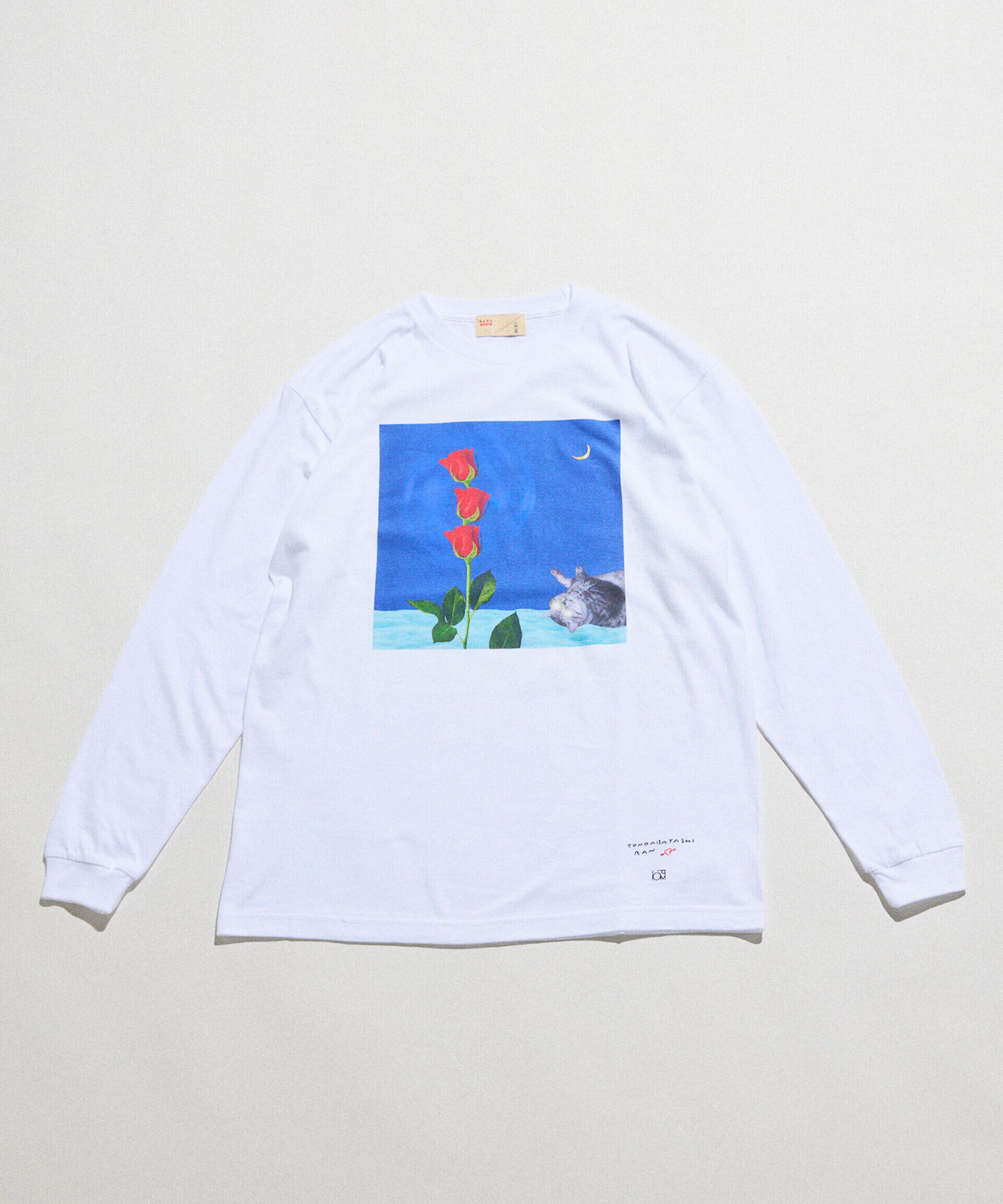 nano･universe「「とんだ林蘭&times;ＮＡＮＯ　ｕｎｉｖｅｒｓｅ」　ロングＴシャツ」|Tシャツ・カットソー|