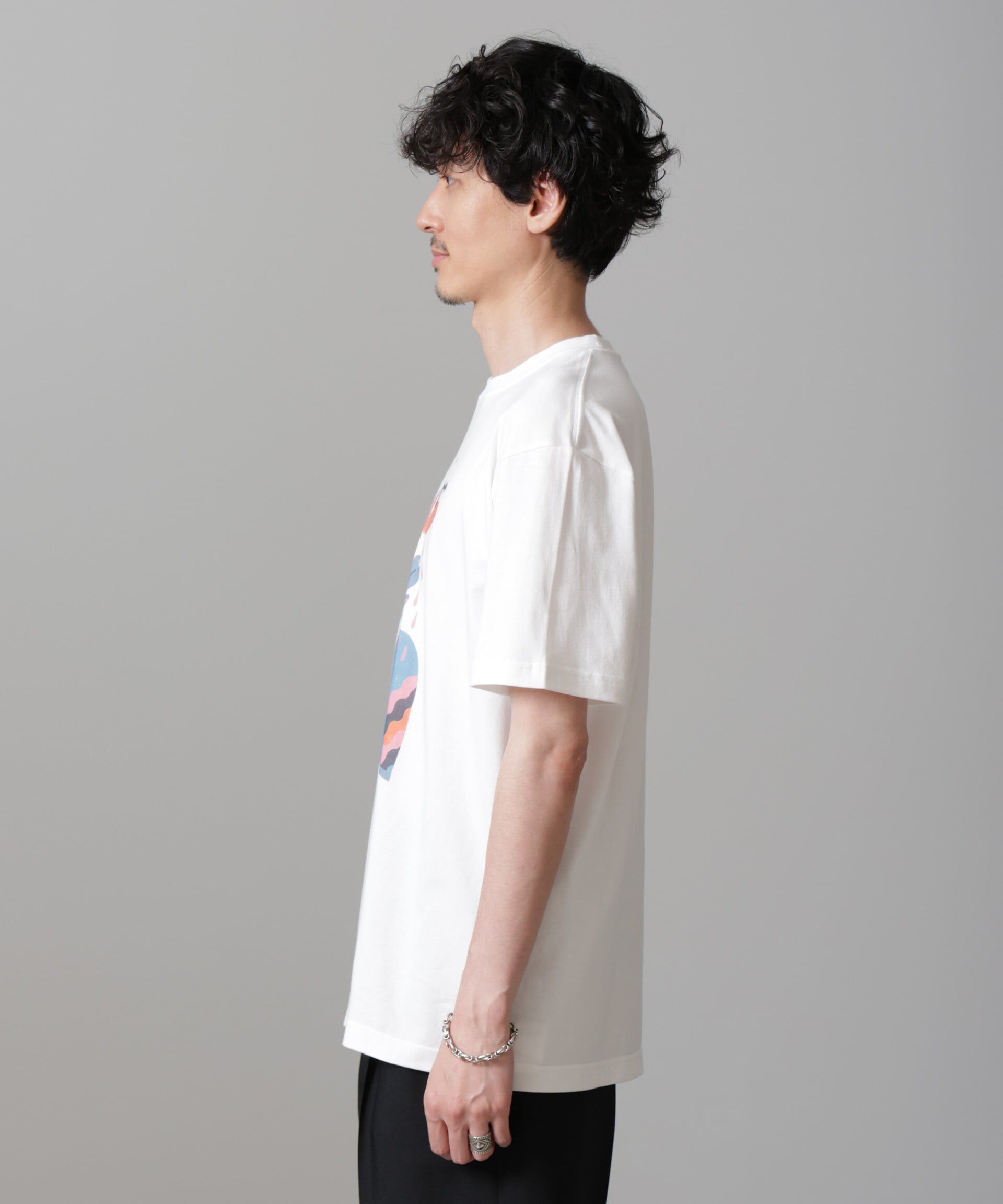 nano･universe「「Toyameg」modern academic FLOWER Tシャツ」|Tシャツ・カットソー|