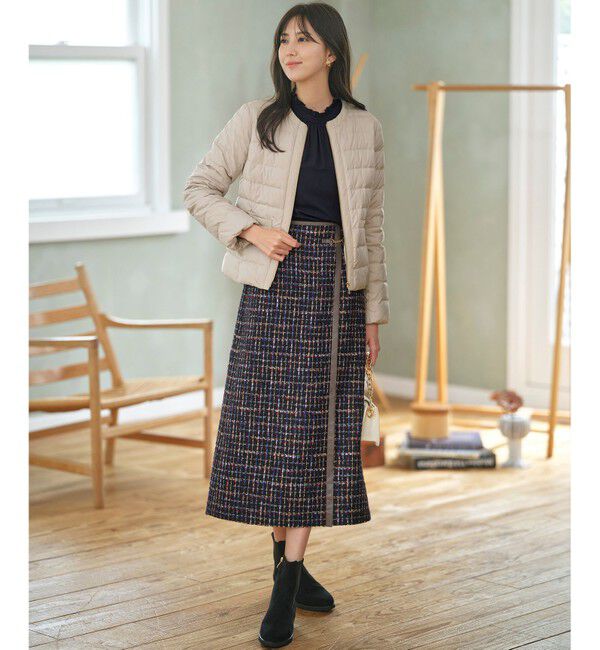 any SiS「【23.0~24.0cm】フラットサイドゴア ブーツ」|ショートブーツ|