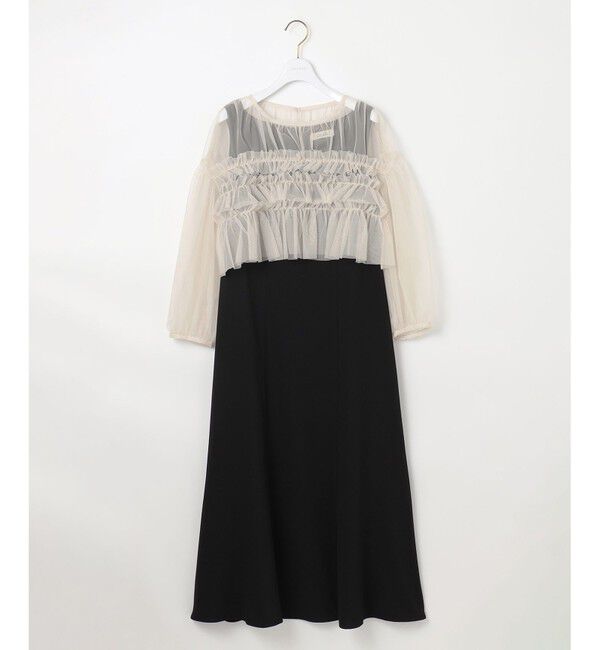 any SiS「【Lily Calin】チュールフリルトップス&times;ドレスセット」|ドレス|