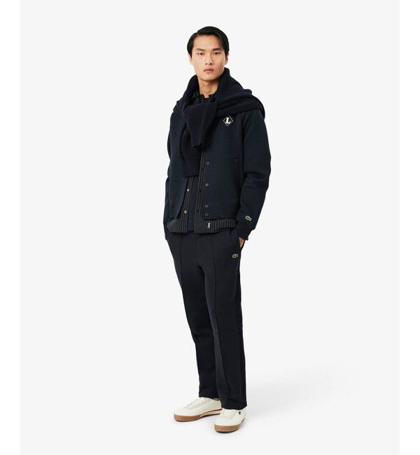 LACOSTE「フランスメイド レトロバッジジャケット」|ブルゾン・スタジャン|