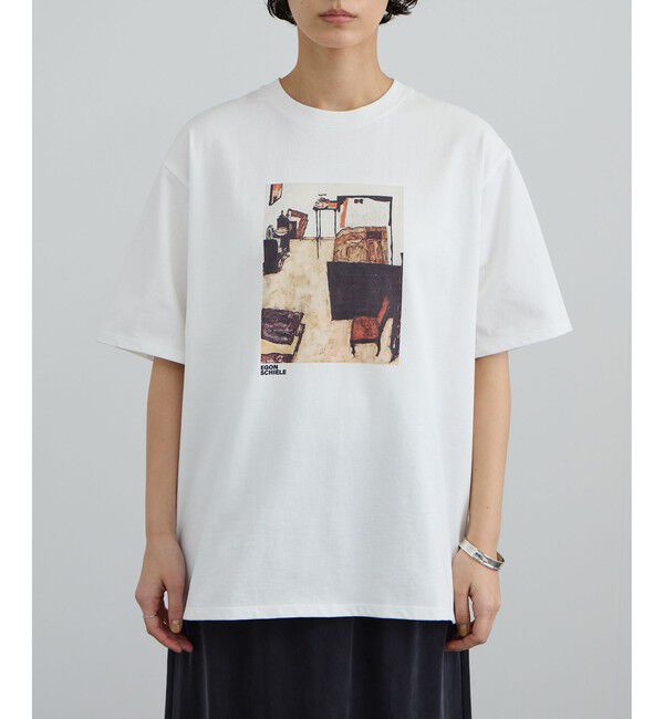 SALON adam et rope'「【Egon Schiele for SALON】アートプリントTシャツ」|Tシャツ・カットソー|