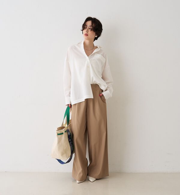 Rouge vif「バックラウンドデザインシャツ」|シャツ・ブラウス|