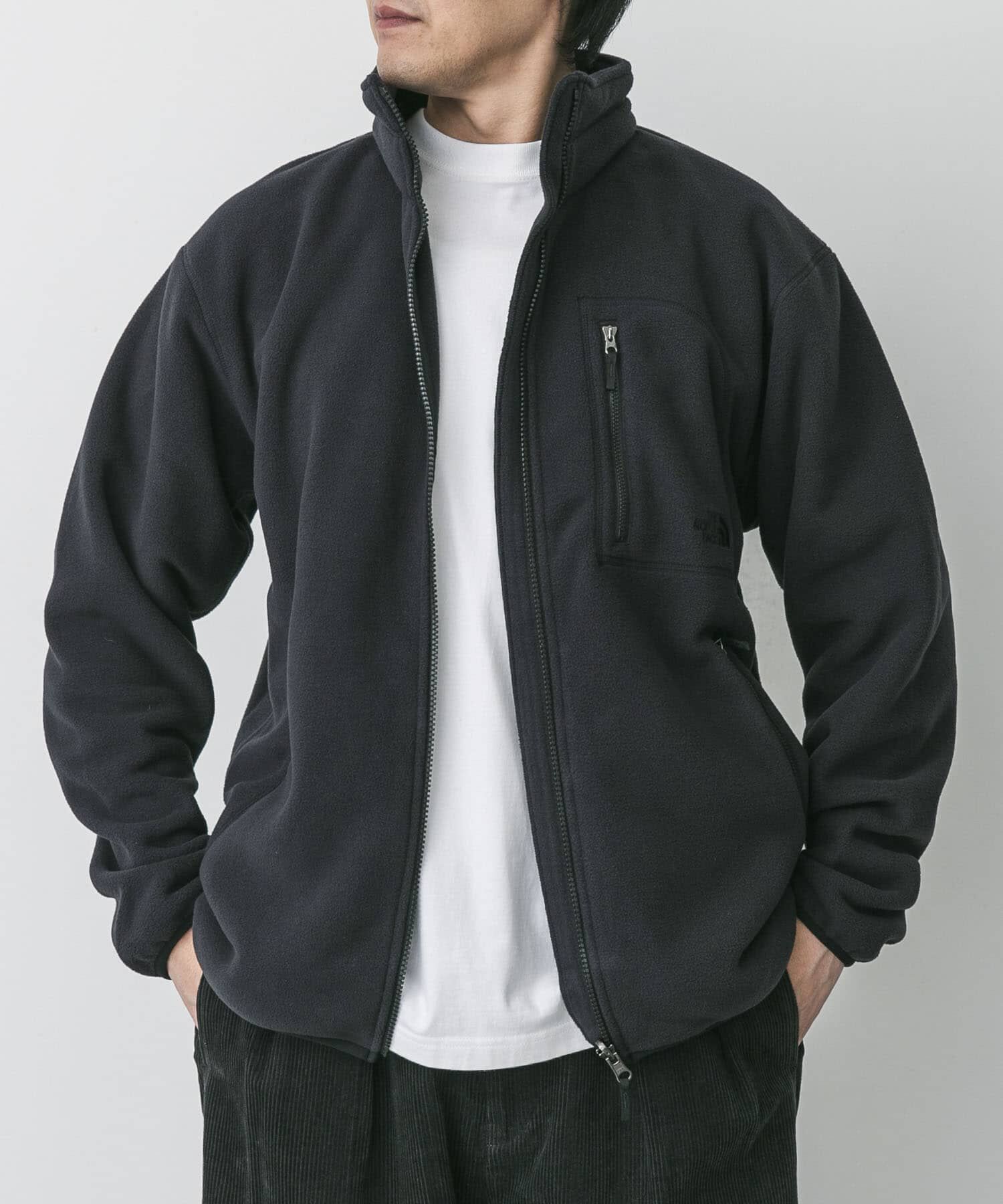 URBAN RESEARCH DOORS「THE NORTH FACE　Field Fleece Jacket」|ノーカラーコート|ブラック