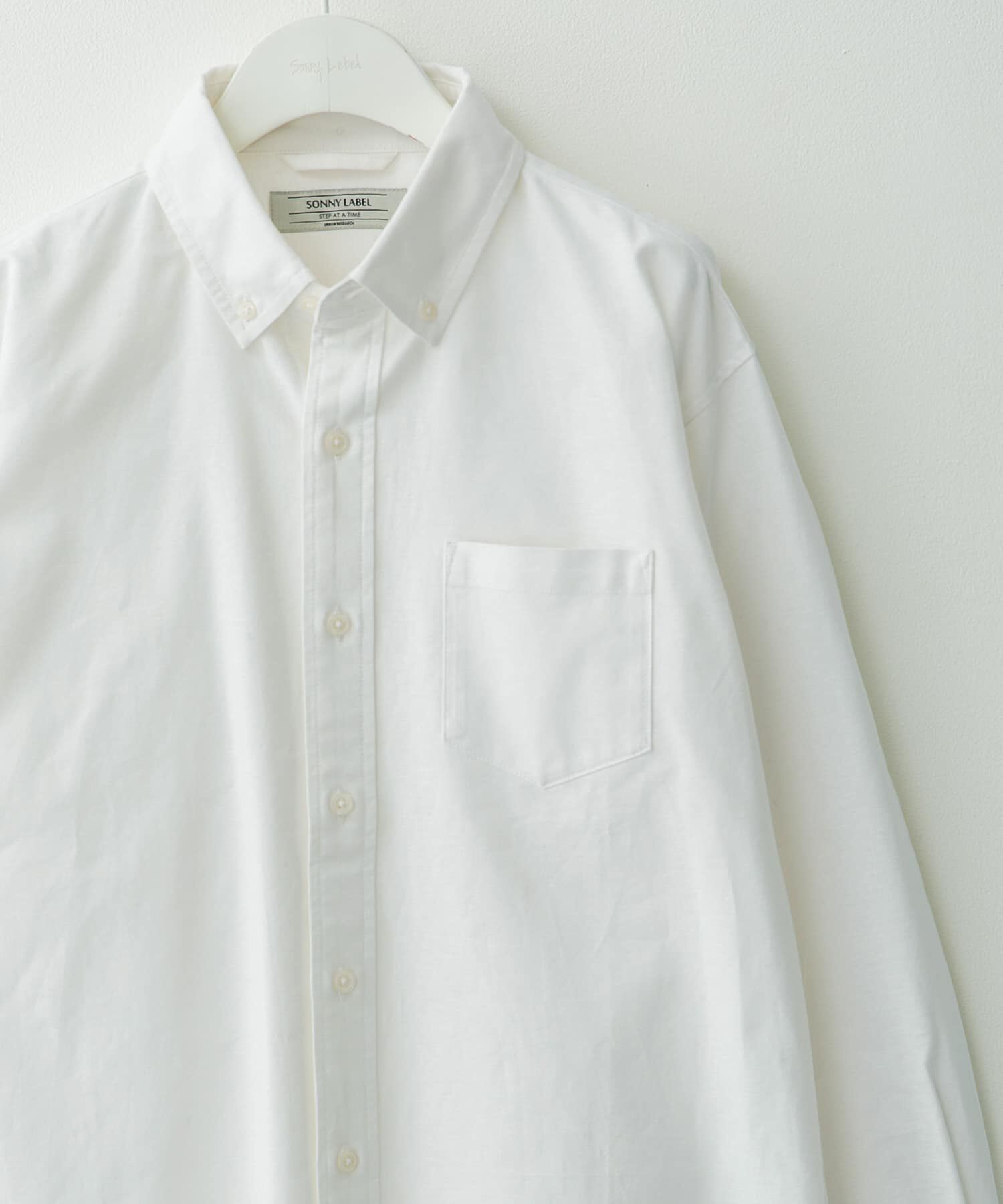 Sonny Label 「抗菌オックスボタンダウン長袖シャツ」|シャツ・ブラウス|ホワイト