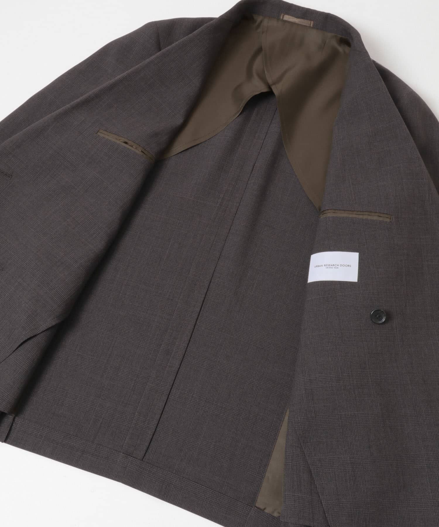 URBAN RESEARCH DOORS「LIFE STYLE TAILOR　ウーリーノグレンチェックダブルジャケット」|その他|