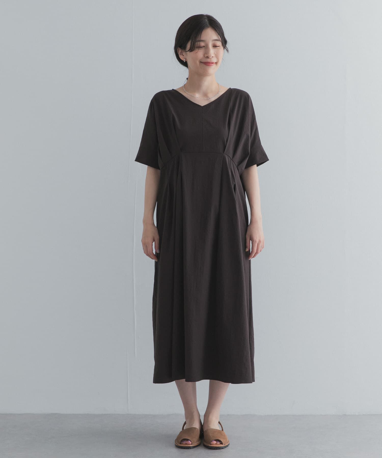 URBAN RESEARCH DOORS「ウエストタックワンピース」|ワンピース|