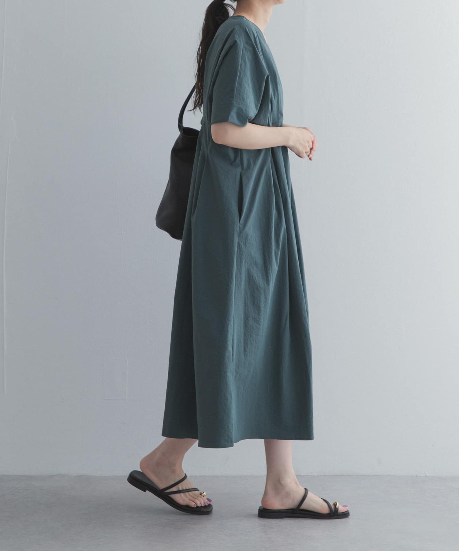 URBAN RESEARCH DOORS「ウエストタックワンピース」|ワンピース|