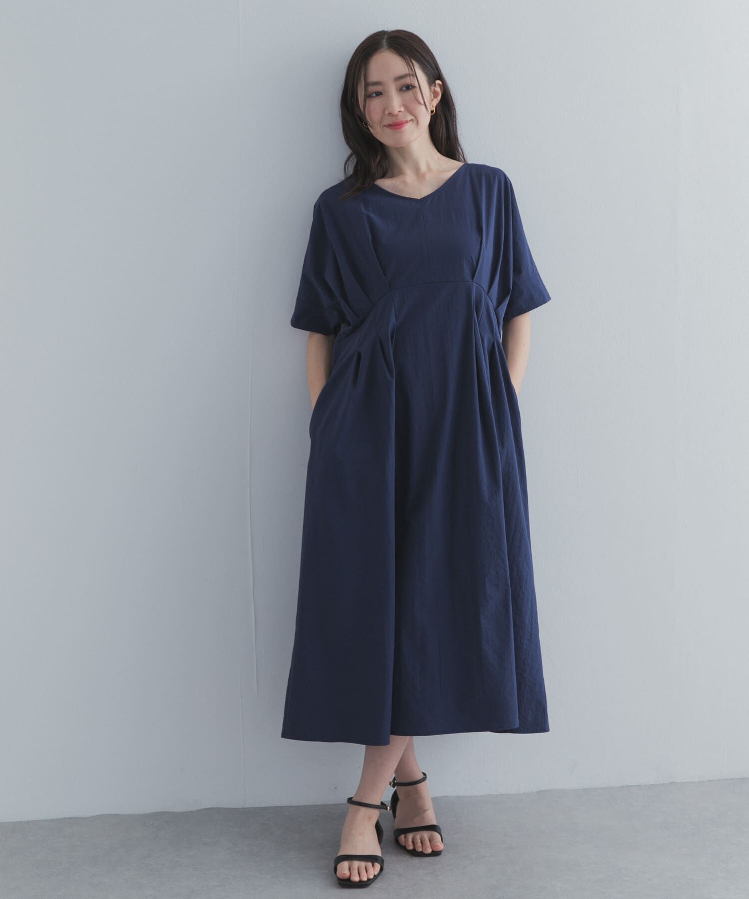 URBAN RESEARCH DOORS「ウエストタックワンピース」|ワンピース|