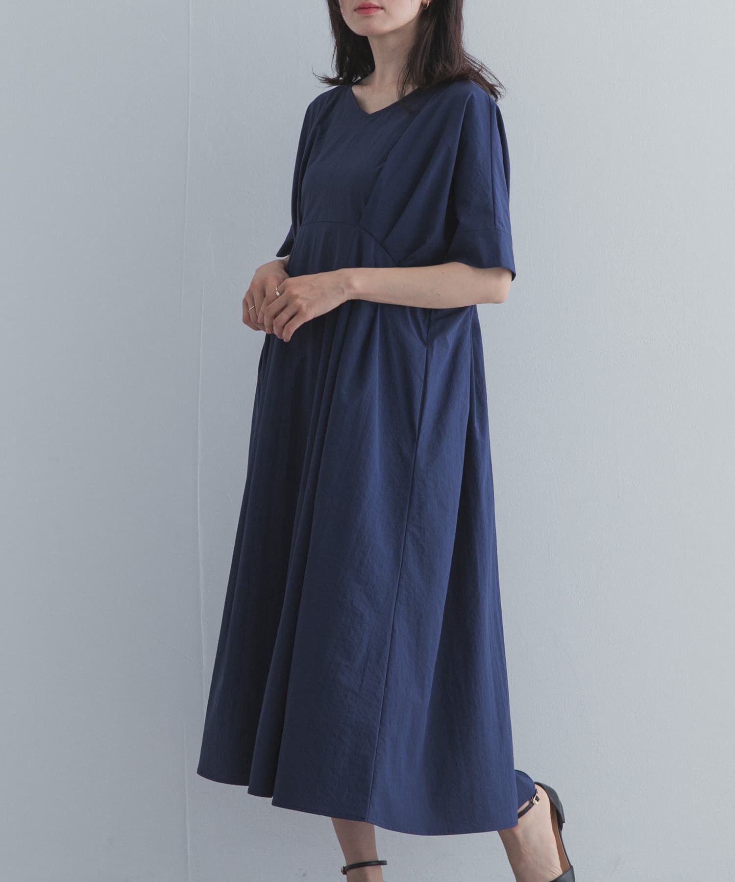 URBAN RESEARCH DOORS「ウエストタックワンピース」|ワンピース|