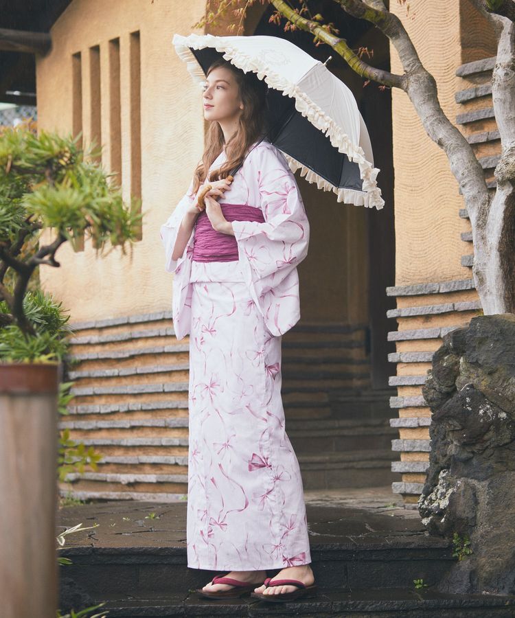 Maison de FLEUR「【兵児帯セット】リボン浴衣」|その他|