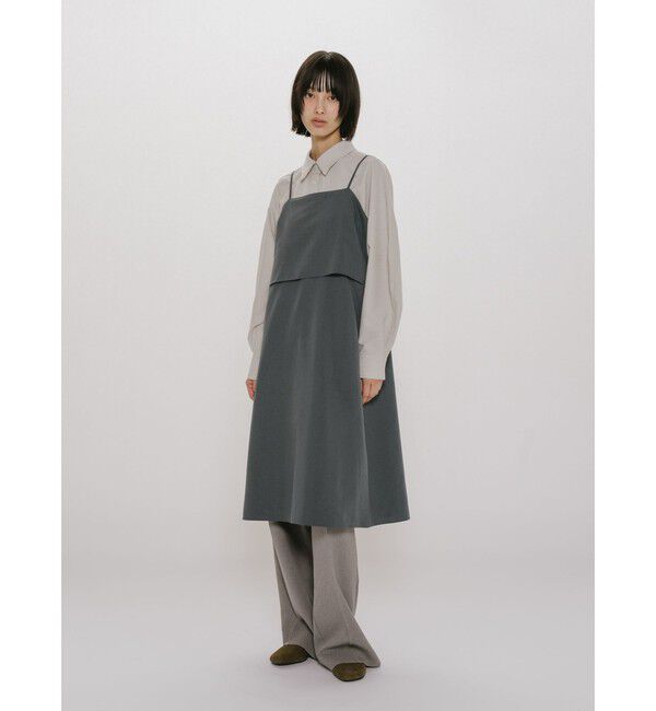 MIDIUMISOLID「MIDIUMISOLID for Ladies レイヤードキャミソールワンピース」|ワンピース|