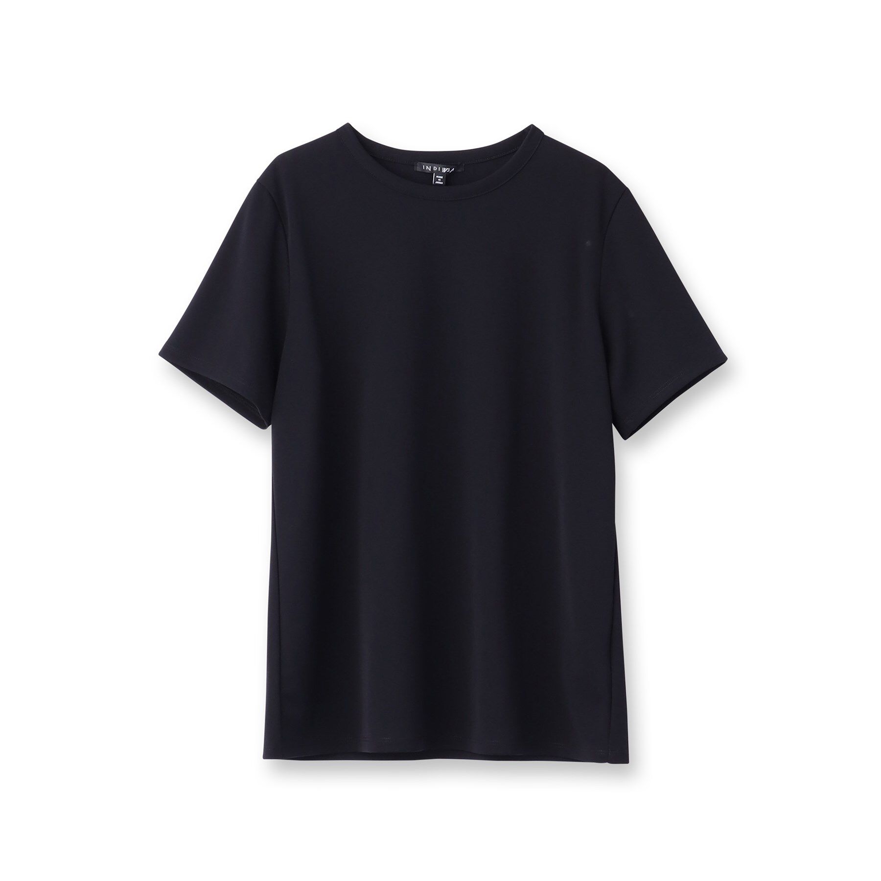 INDIVI「【日本製／トリアセテート】きれいめTシャツ」|Tシャツ・カットソー|