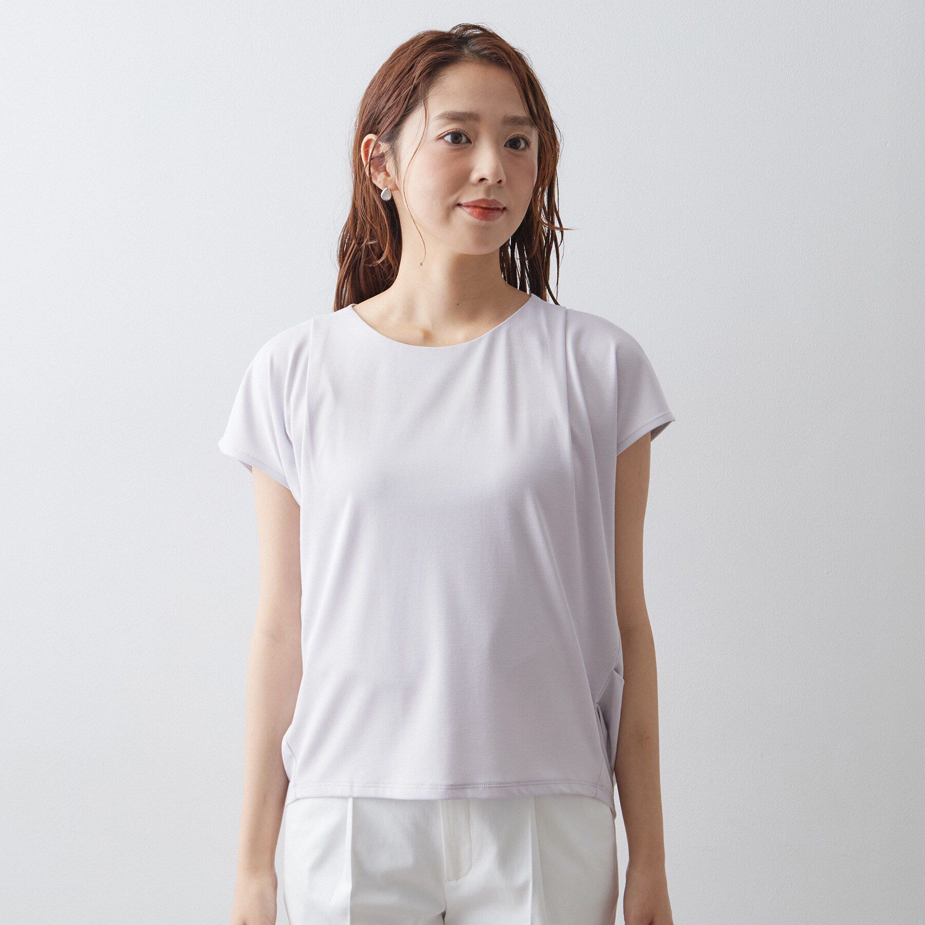 index「かのこポンチコクーントップス【洗濯機OK／接触冷感／UVケア】」|Tシャツ・カットソー|