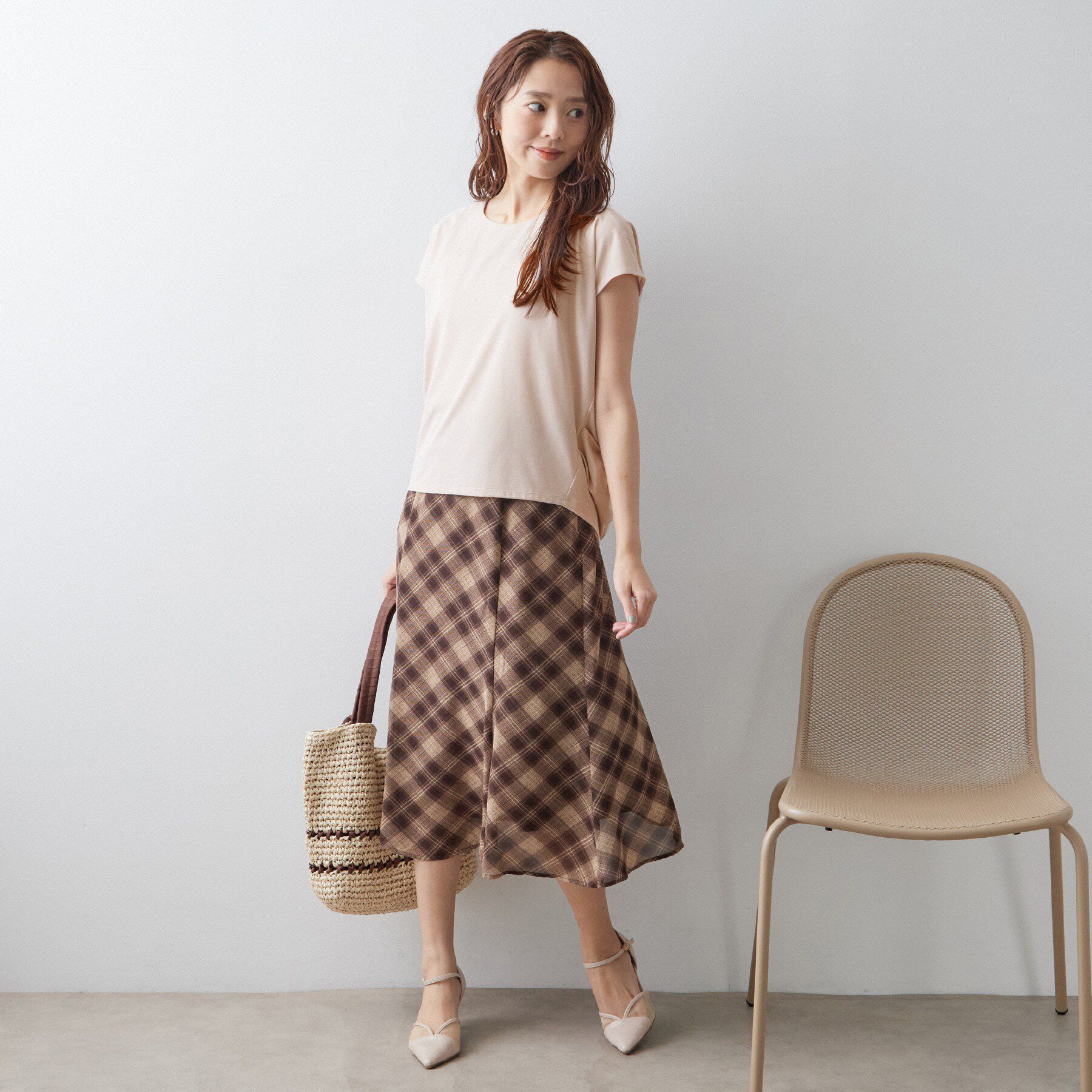 index「かのこポンチコクーントップス【洗濯機OK／接触冷感／UVケア】」|Tシャツ・カットソー|