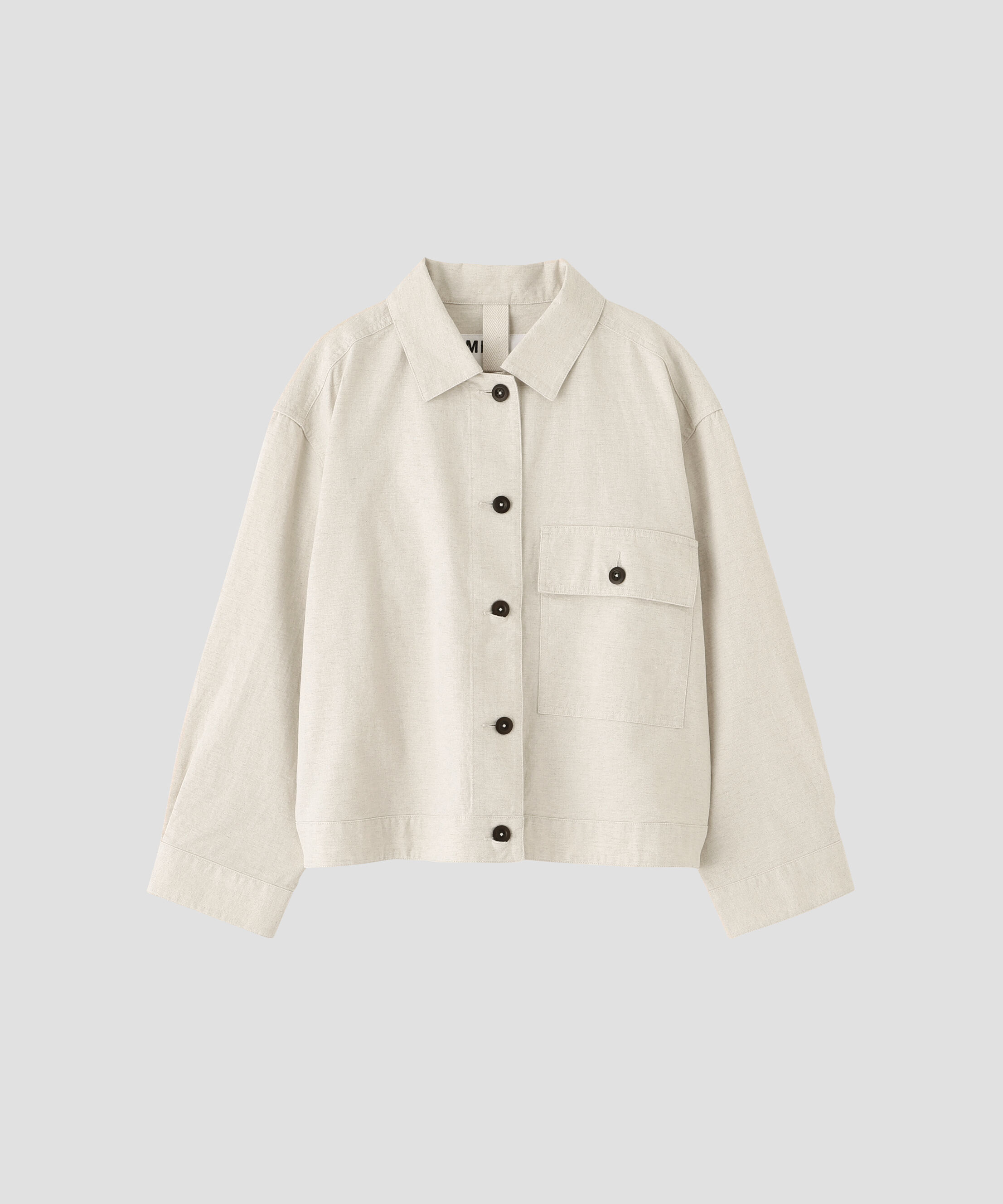 MHL.「BELGIAN LINEN COTTON PLAINWEAVE BLOUSON」|ブルゾン・スタジャン|