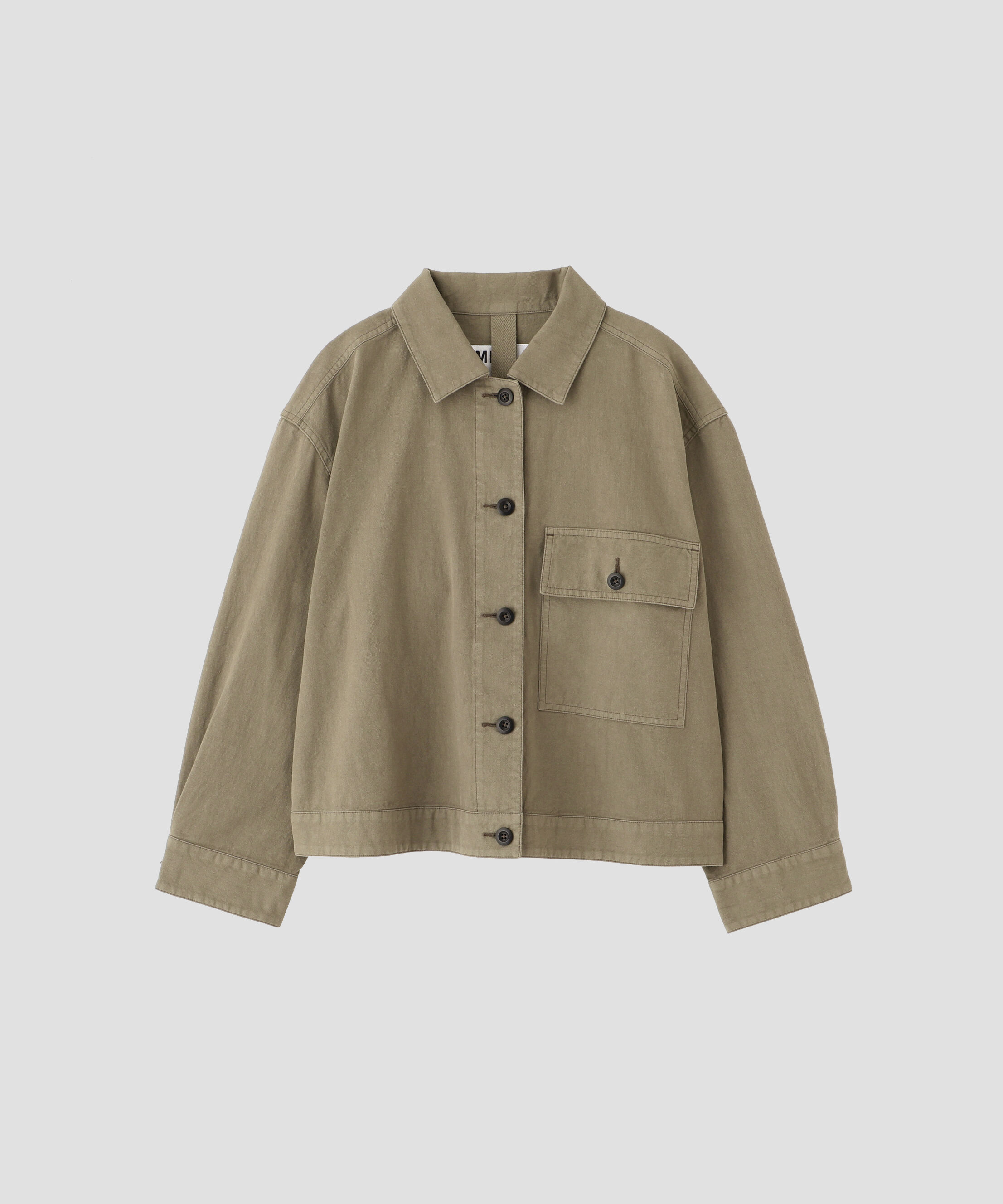MHL.「BELGIAN LINEN COTTON PLAINWEAVE BLOUSON」|ブルゾン・スタジャン|