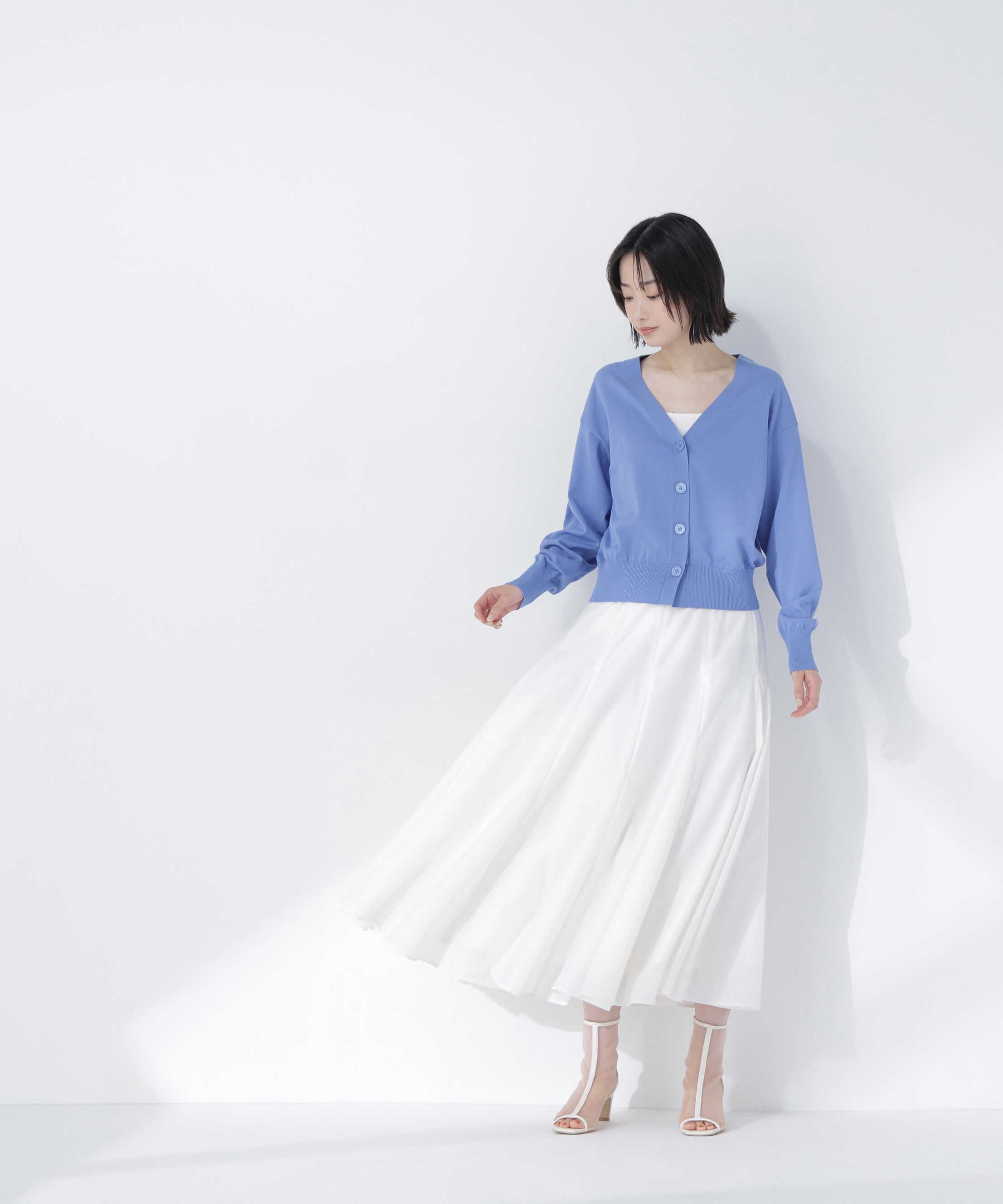  「シャイニーシアーボリュームスカート」|スカート|