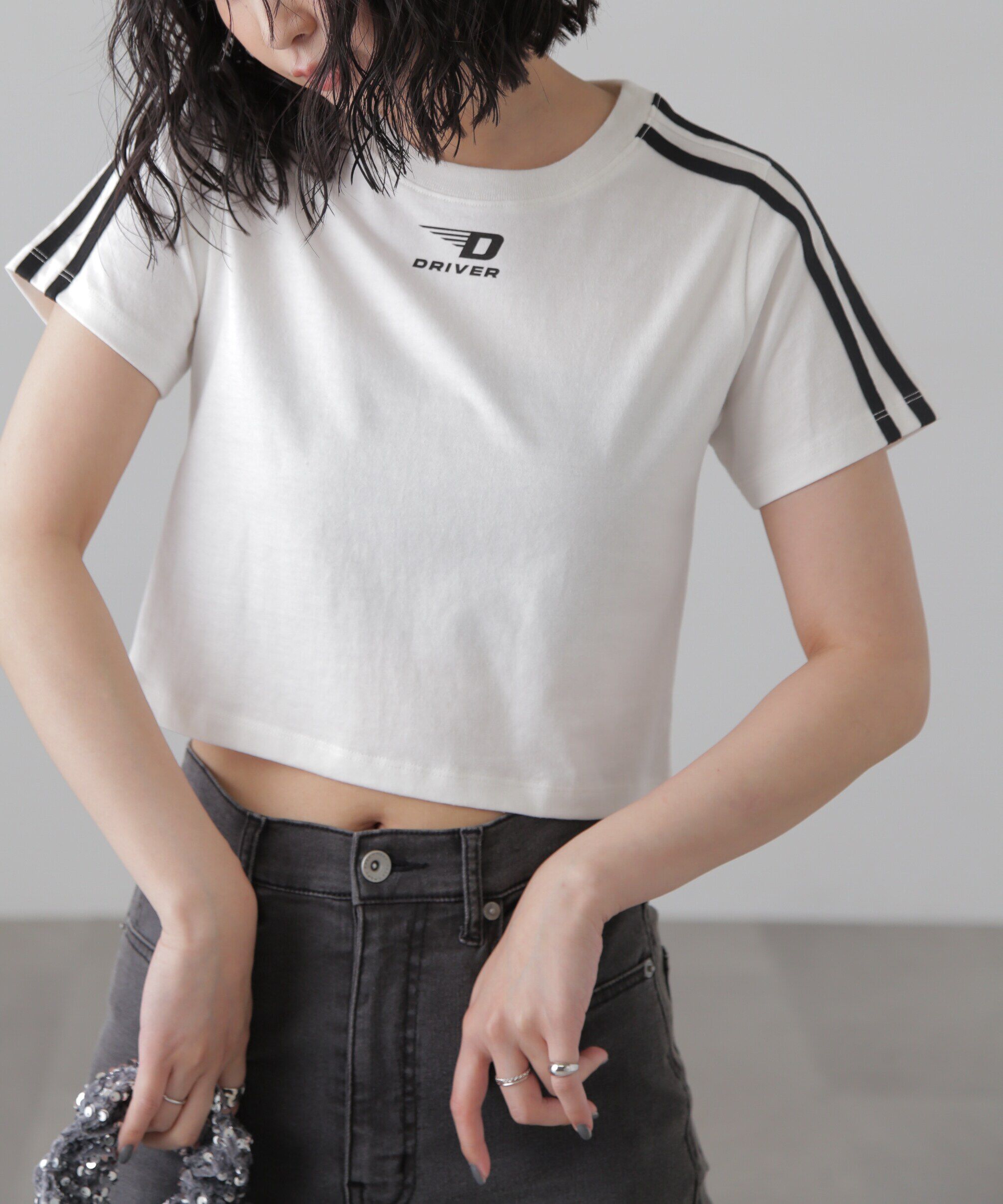  「コンパクトラインTシャツ」|Tシャツ・カットソー|オフ