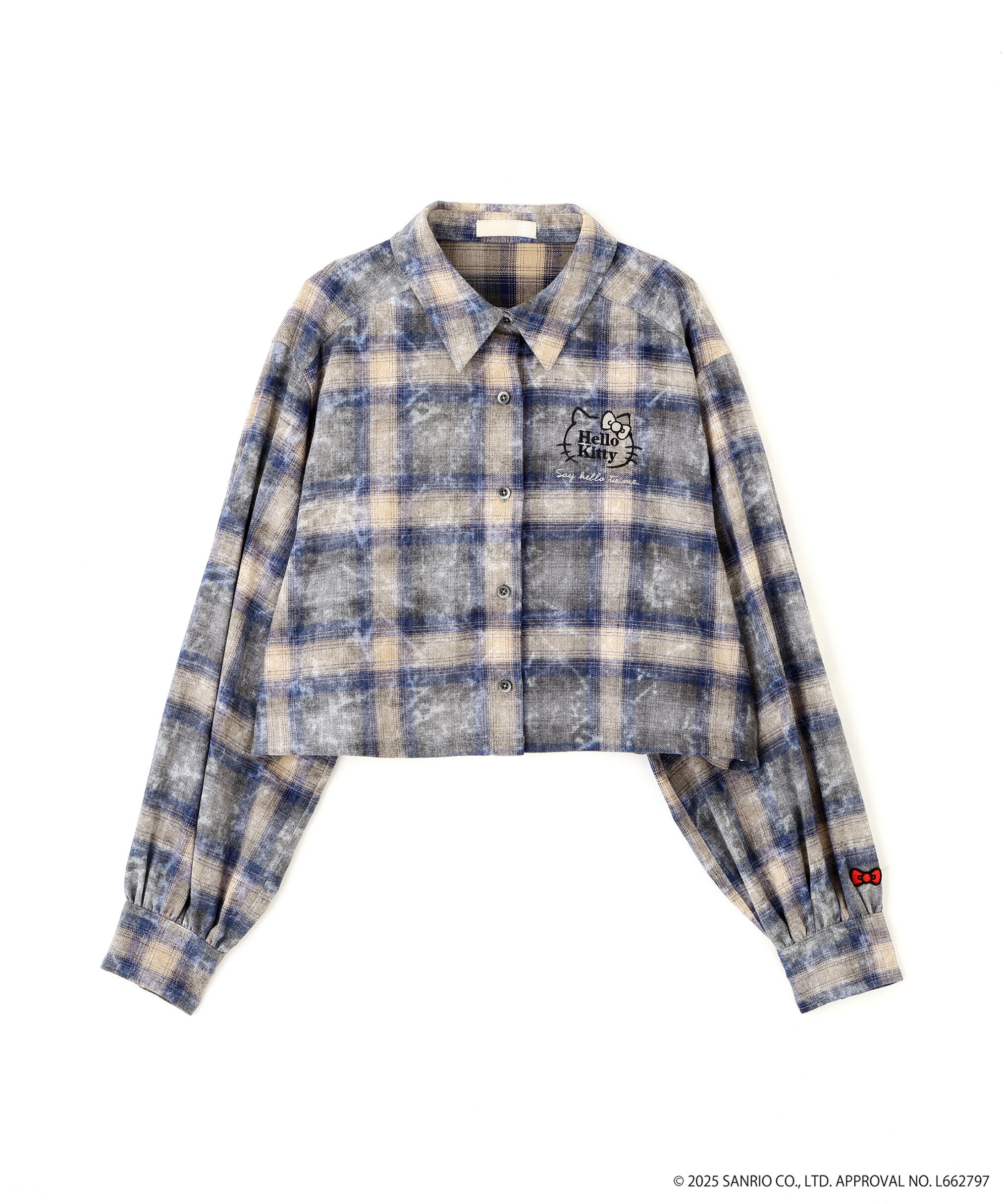  「サンリオキャラクターズコラボ CHECK SHIRT チェックシャツ」|シャツ・ブラウス|