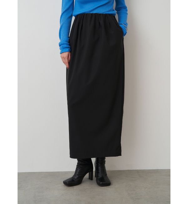 ELENDEEK「TUCK WAIST SK」|スカート|ブラック